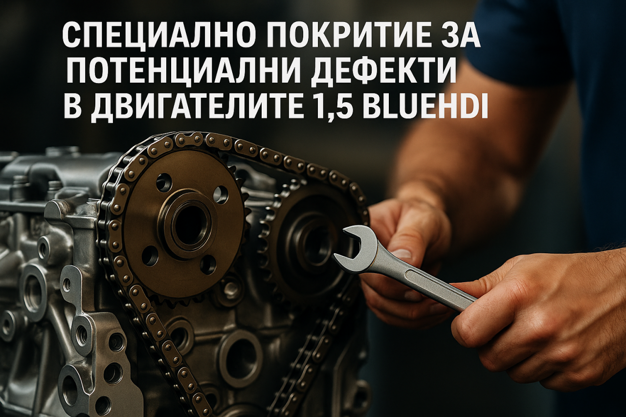 Stellantis разширява гаранцията за двигатели 1.5 BlueHDi