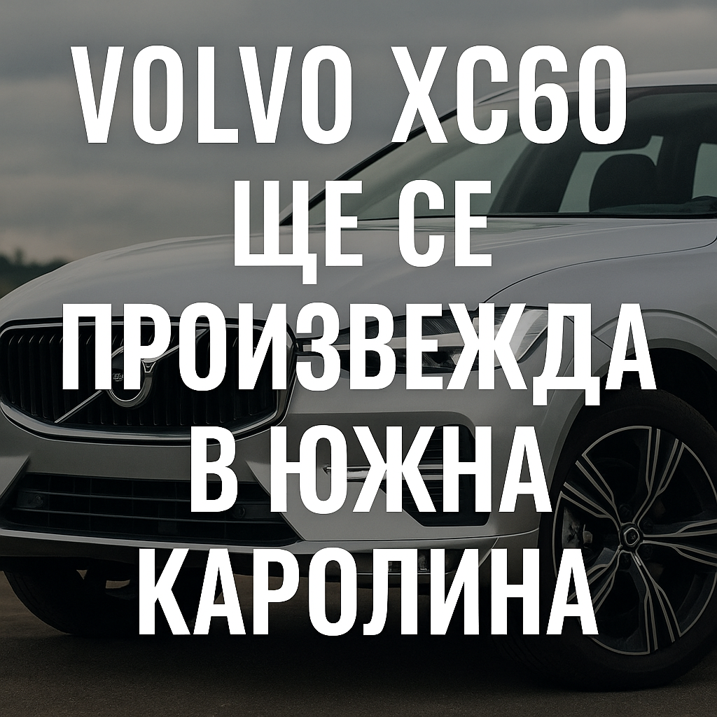 Volvo ще произвежда SUV модели в Америка, за да избегне тарифите
