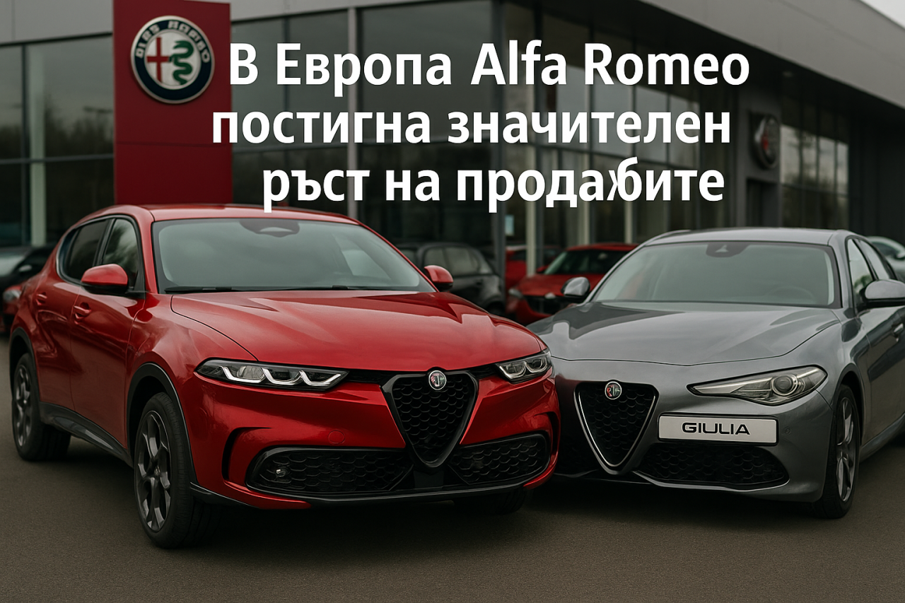 Alfa Romeo се бори в САЩ, но процъфтява в Европа