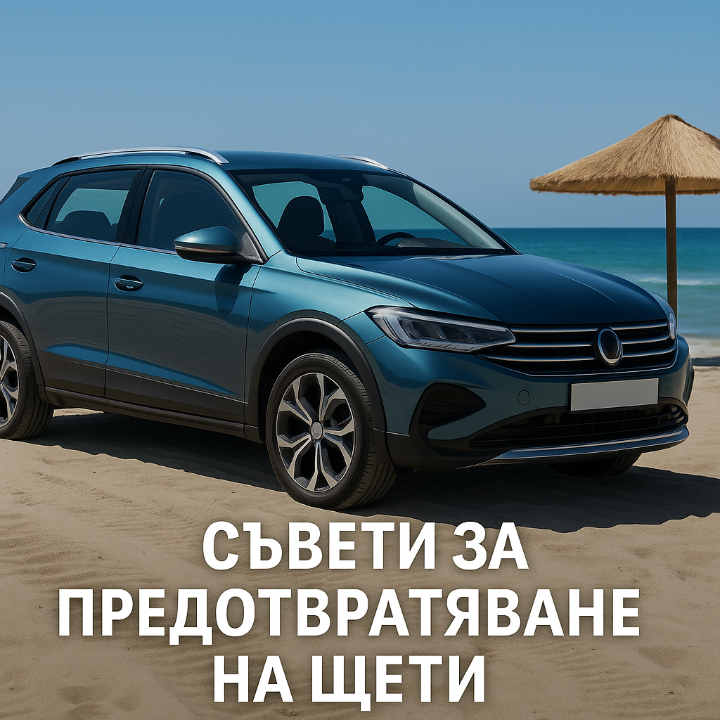 Как да се грижим за колата на плажа
