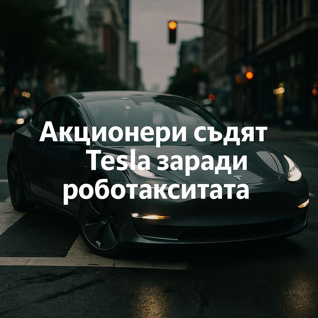 Акционери съдят Tesla и Илон Мъск заради проблемите с роботакситата