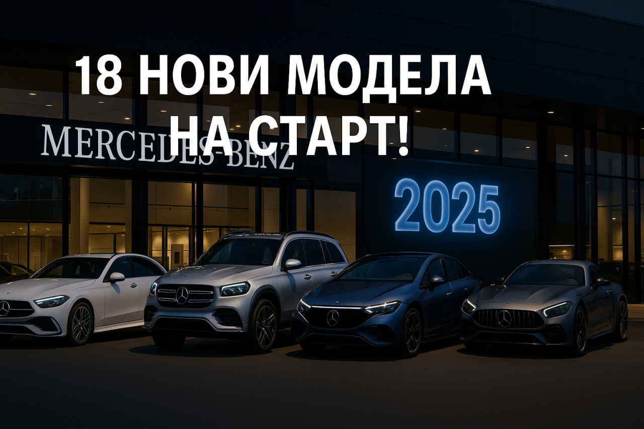 Mercedes обявява „най-голямата продуктова офанзива в историята си“