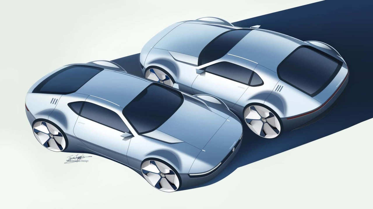 Забравеният електрически спортен автомобил на Volkswagen, който никога не стигна до пътя