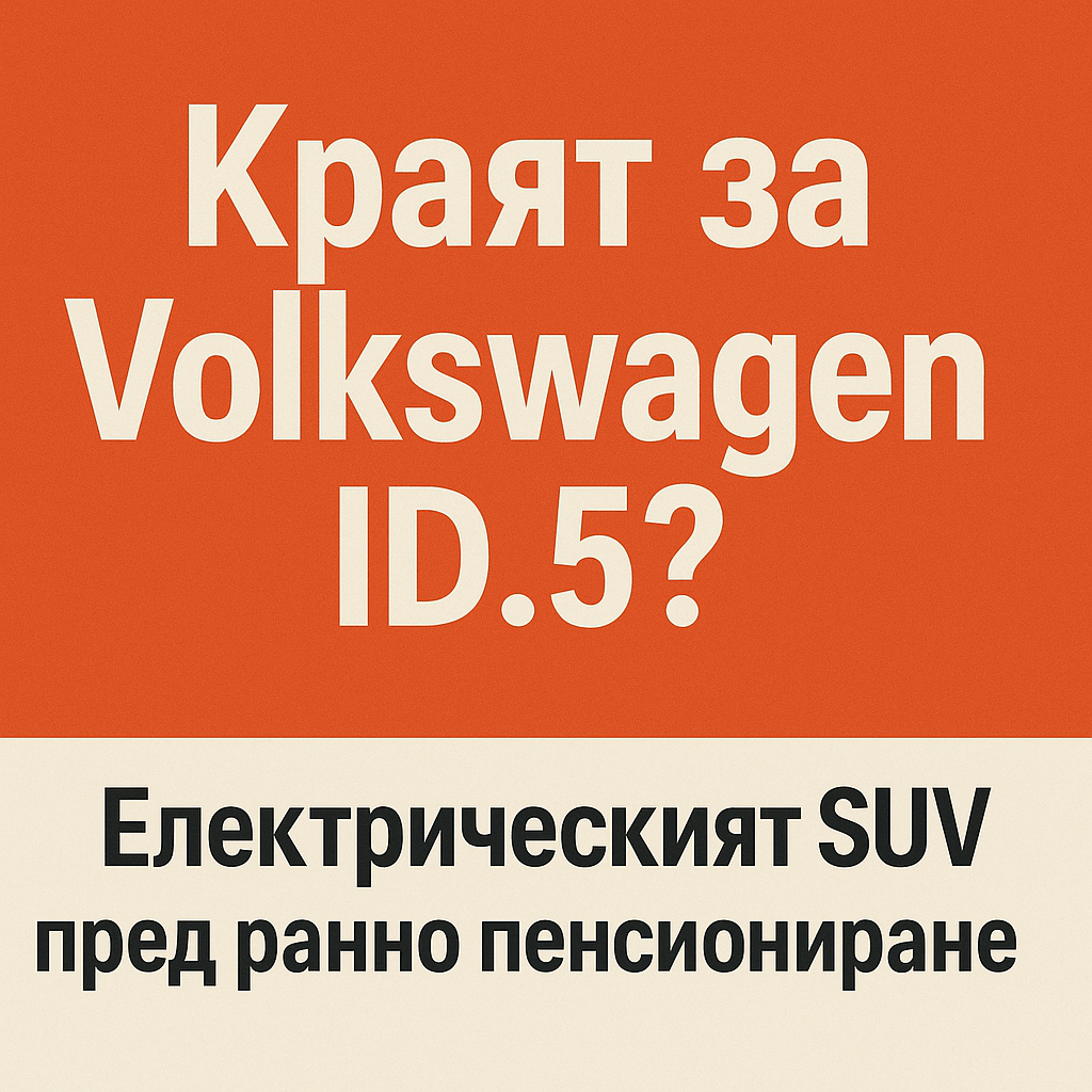 Volkswagen планира да прекрати модела ID.5 още през 2027 г.