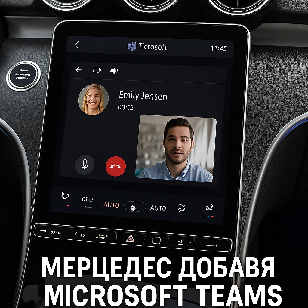 Mercedes и Microsoft променят концепцията за мобилен работен офис