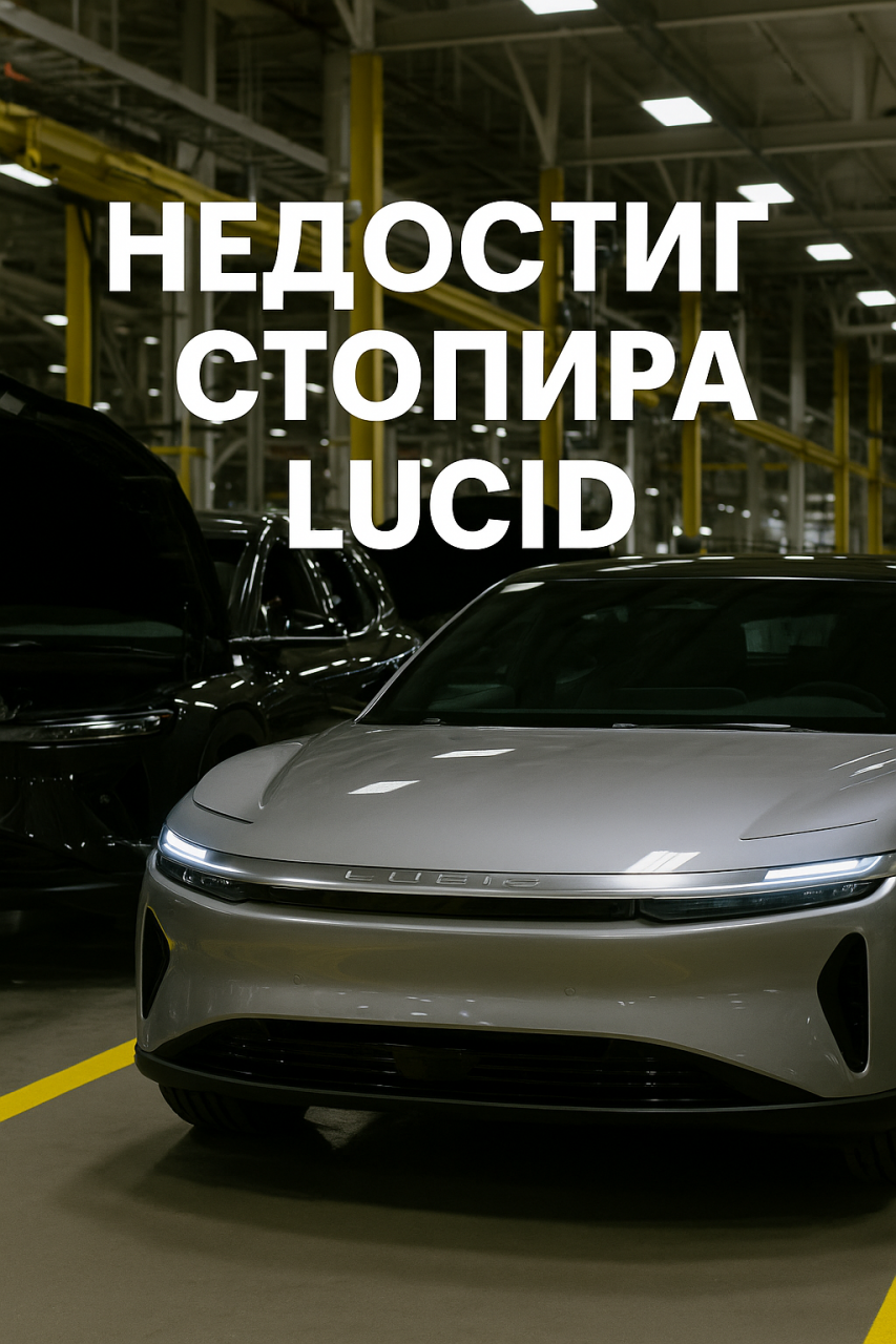 Lucid среща трудности с увеличаването на производството на новия SUV Gravity