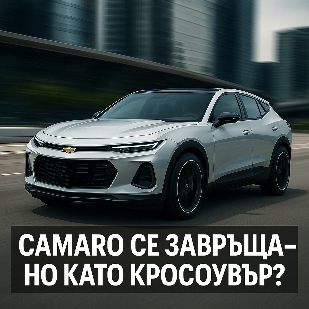 Camaro се завръща като електрически кросоувър с до 1 100 конски сили