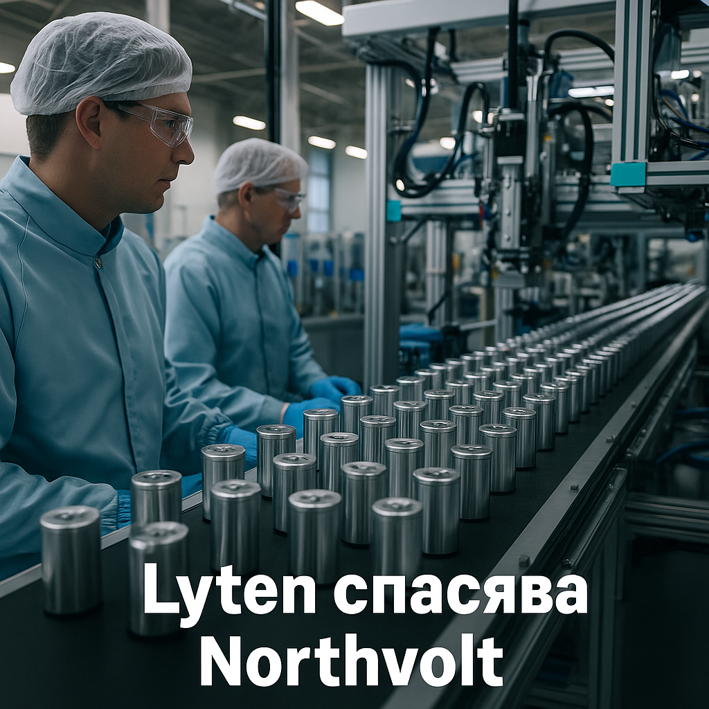 Lyten придобива фалиралата Northvolt и спасява европейската мечта за батерии