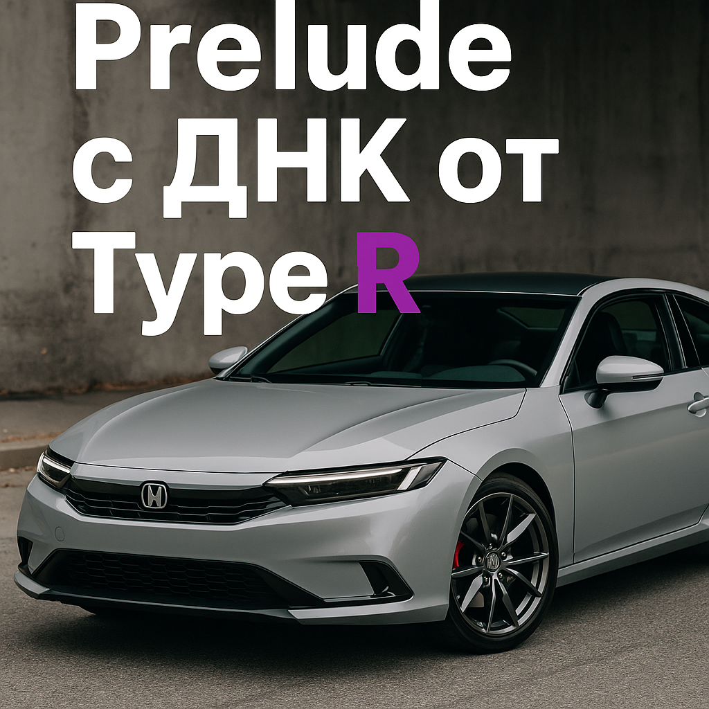 Honda изненадващо добави части от Civic Type R към новия Prelude