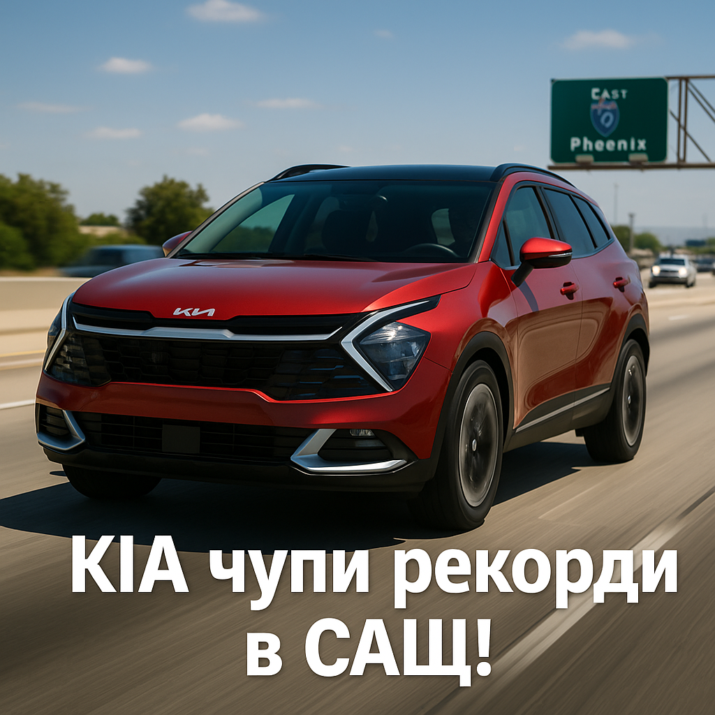 Kia отчита най-силните си продажби за първо полугодие