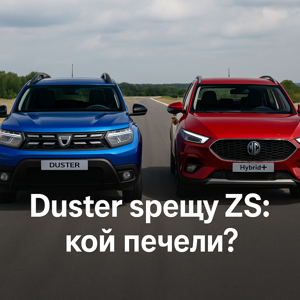 Dacia Duster Hybrid срещу MG ZS Hybrid+: кой бюджетен хибриден SUV да изберем