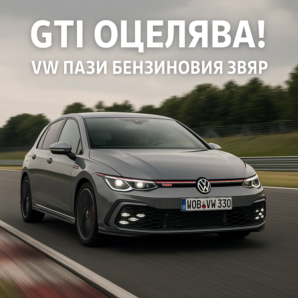 VW потвърждава: Golf GTI остава на бензин и след 2030
