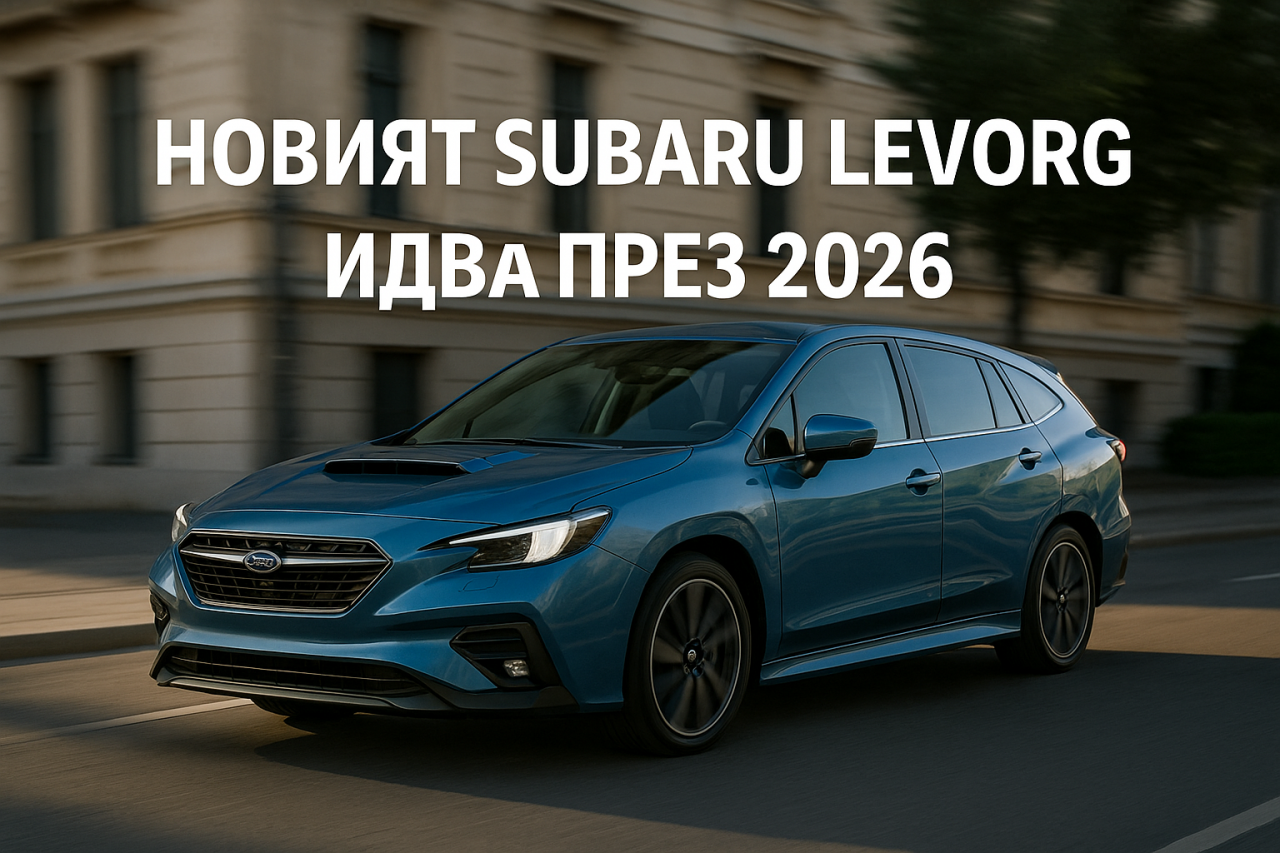 Subaru подготвя обновен Levorg през 2026 г.