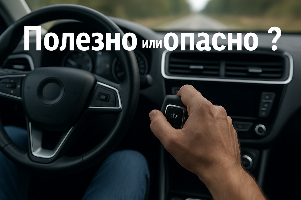 Какво се случва, когато дръпнете електрическата ръчна спирачка в движение