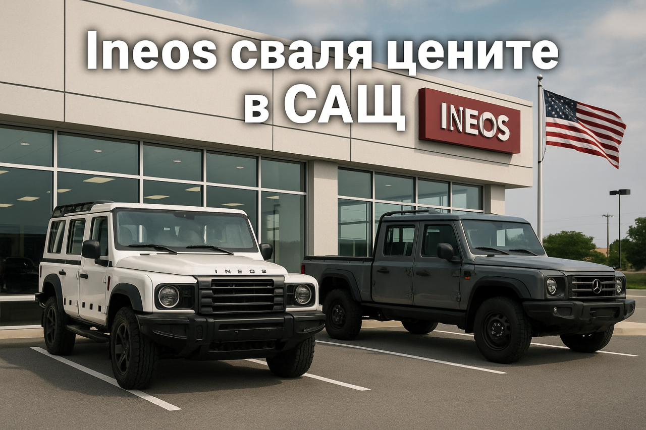 Ineos Grenadier сваля цените в САЩ въпреки митата