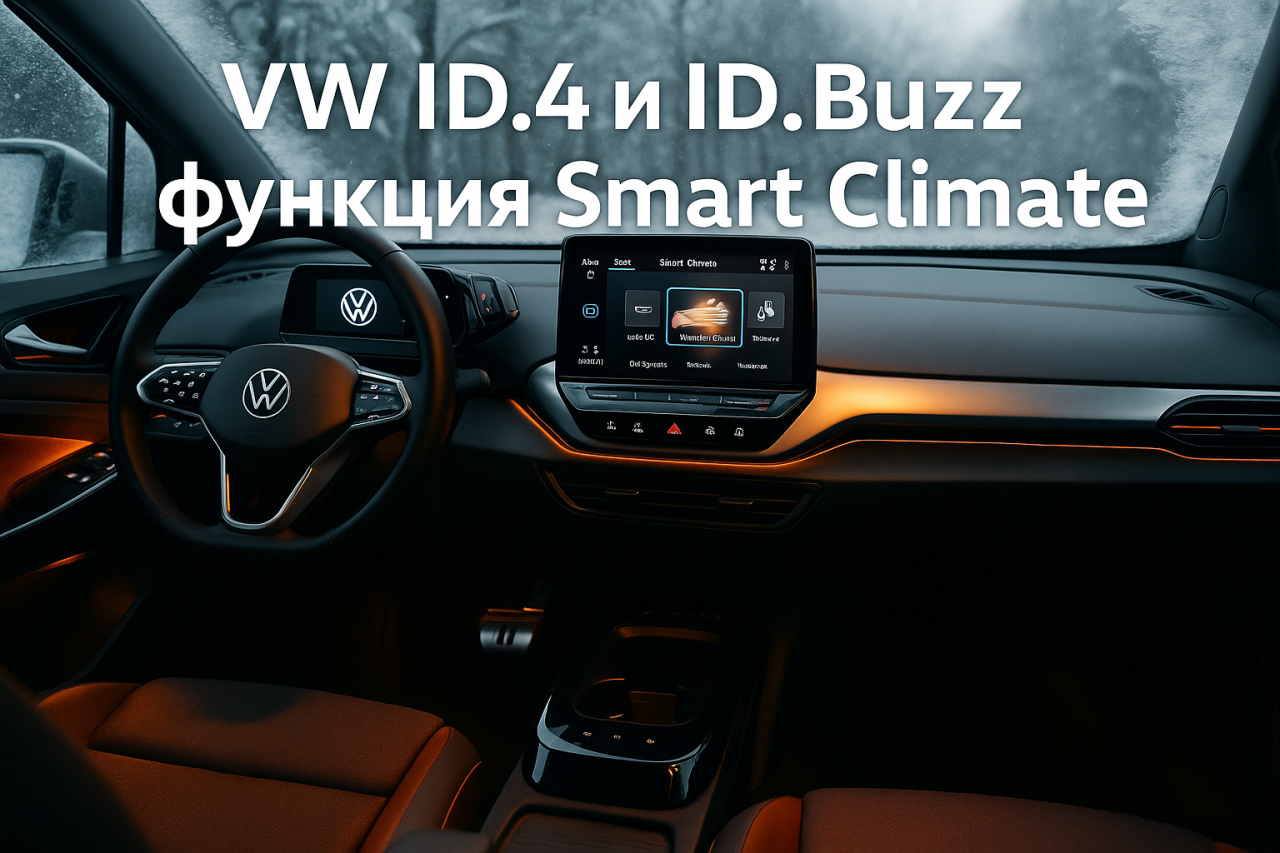 Как да управлявате климатика и отоплението във вашия VW електромобил