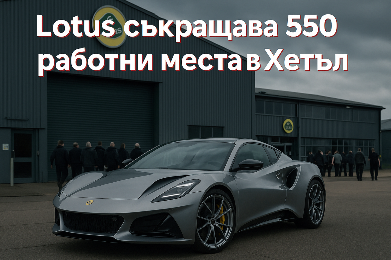 Lotus съкращава 550 работни места в Хетъл