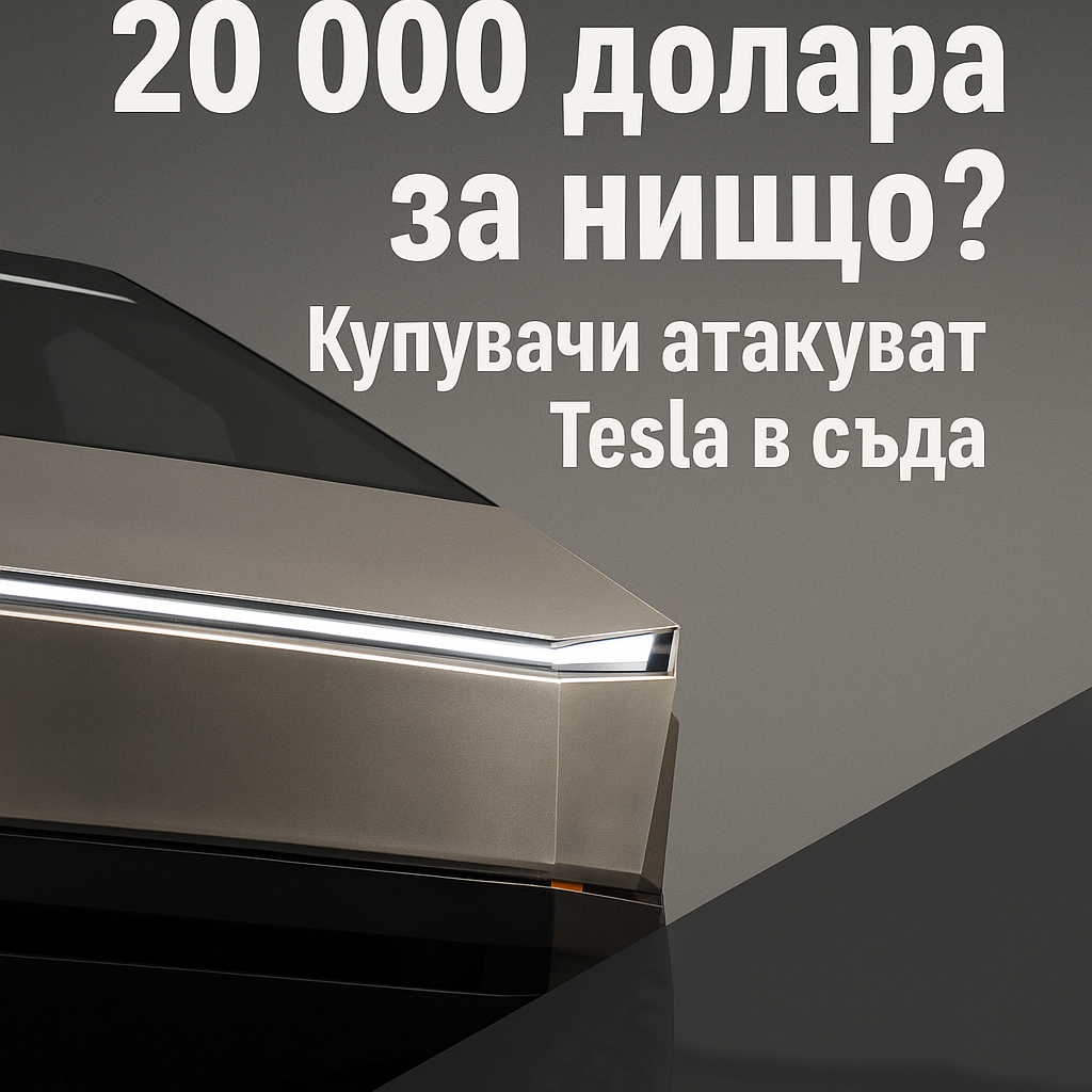 Калифорнийски собственици на Cybertruck съдят Tesla заради липсваща LED светлинна лента