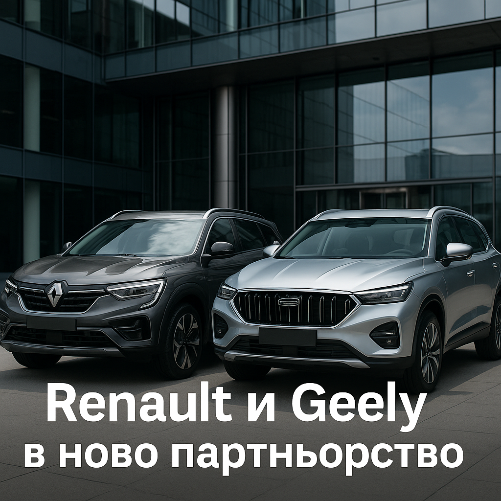 Renault ще разработва нови електрифицирани автомобили с китайския гигант Geely