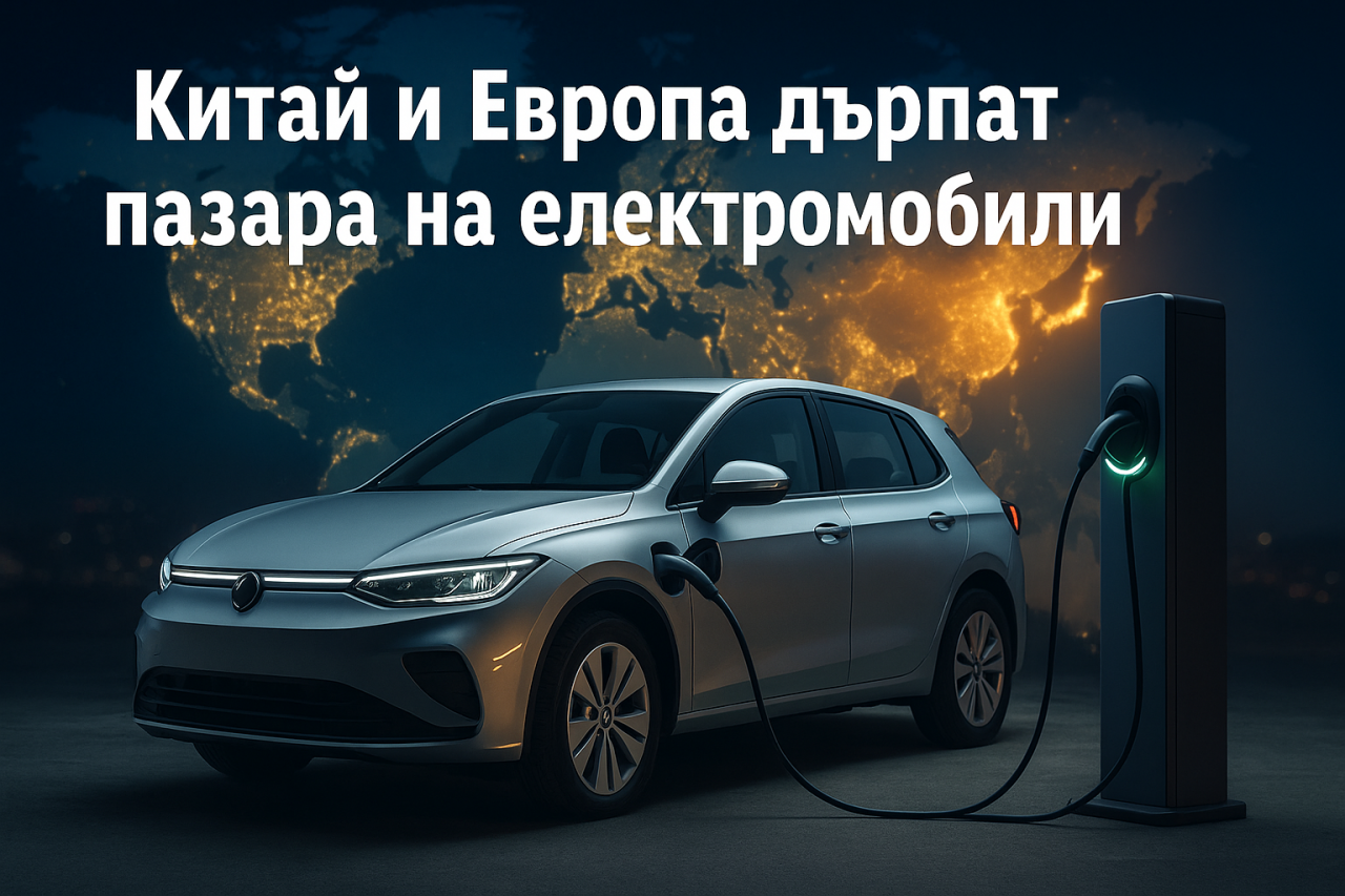Глобалните продажби на електромобили нарастват с 27% до 10,7 млн. през 2025 г.