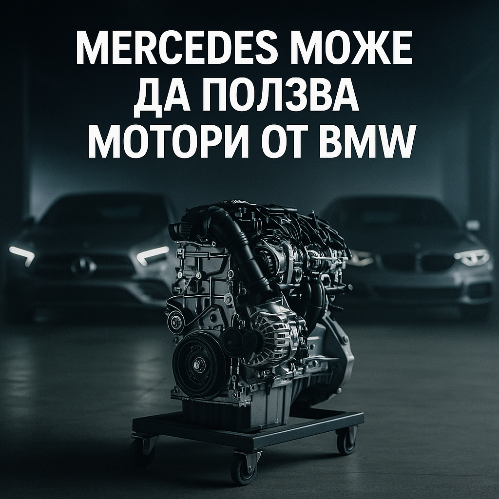 Mercedes може да използва двигатели от BMW