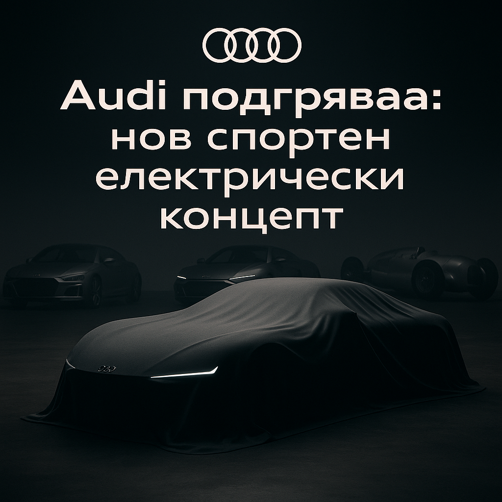 Audi загатва нов електрически спортен модел в Мюнхен