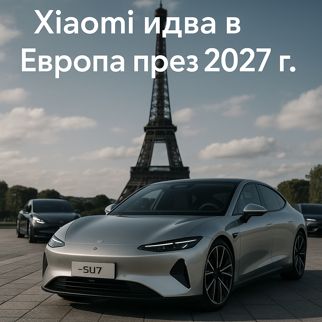 Xiaomi ускорява навлизането си на европейския пазар на електромобили