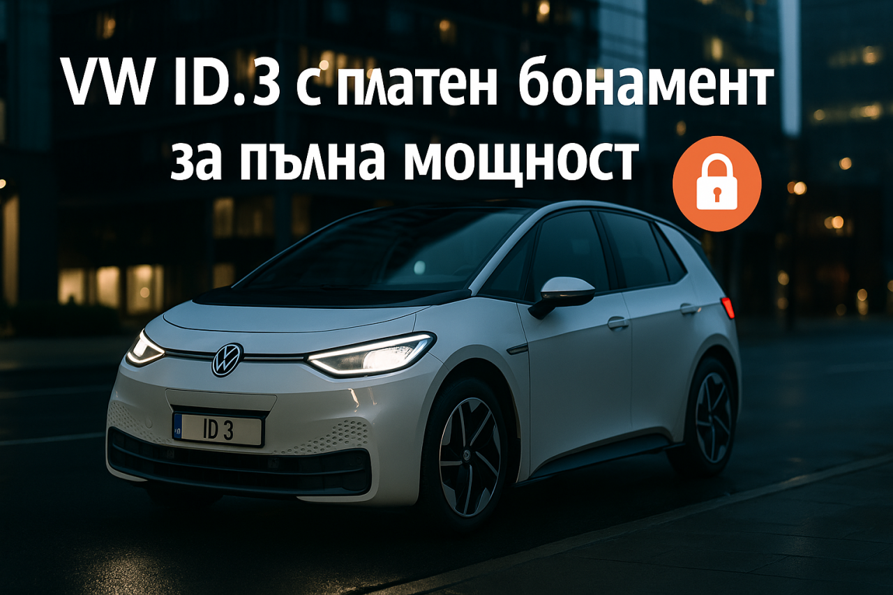 Искате пълна мощност на IV.3, ще трябва да плащате на Volkswagen