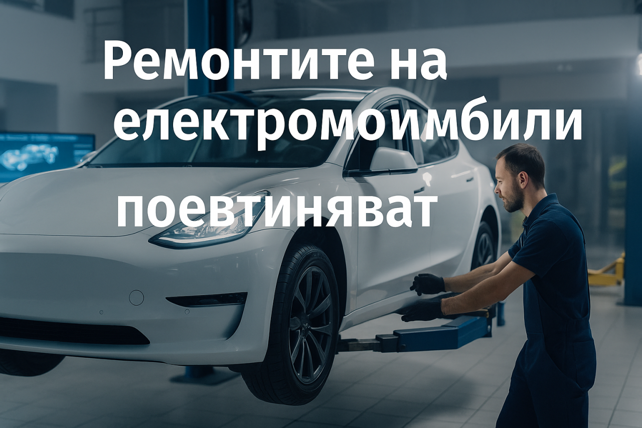 Разходите за ремонт на електромобили намаляват, но все още изпреварват тези на ДВГ