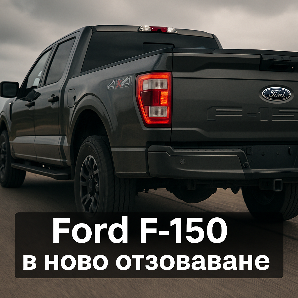 Ford отзовава 103 000 пикапа F-150 заради риск от повреда на задния мост