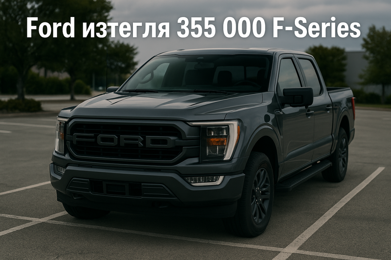 Ford обяви 105-ото си изтегляне, обхващащо стотици хиляди пикапи F-Series