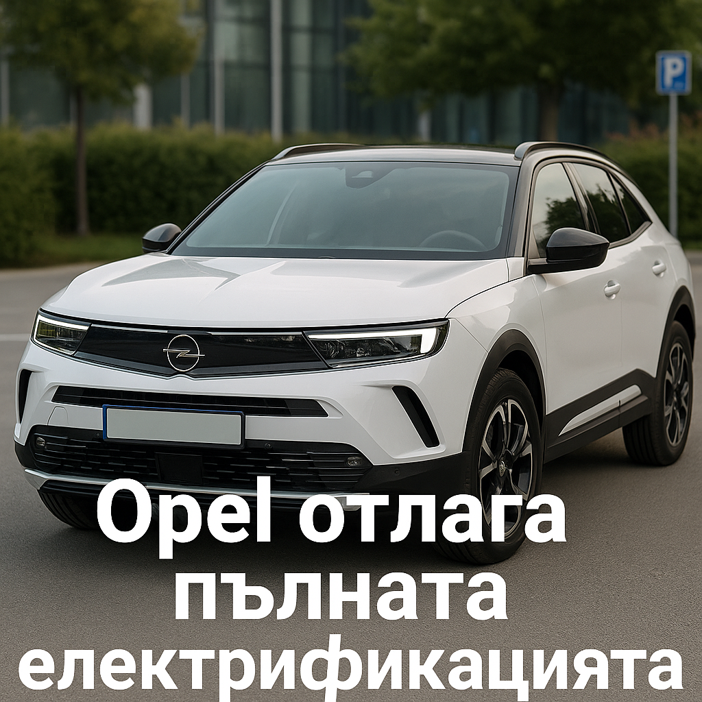 Opel отлага прехода към изцяло електрически автомобили