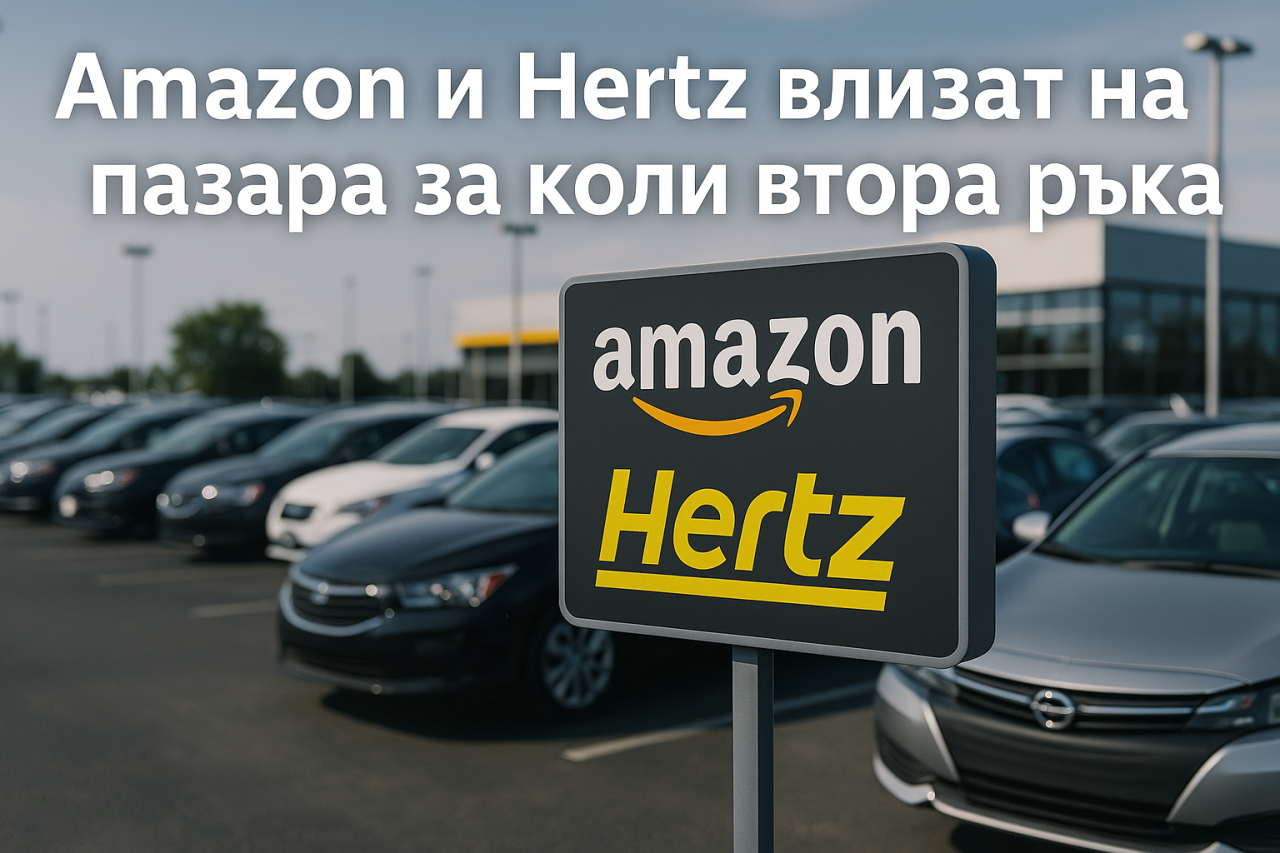 Hertz и Amazon обединяват усилия за продажба на употребявани автомобили