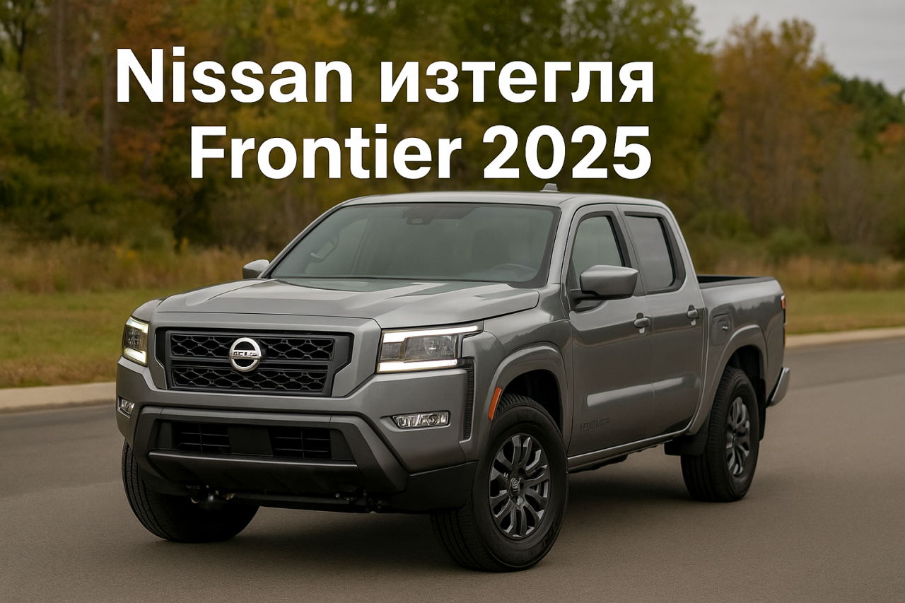 Nissan изтегля над 13 000 пикапа Frontier заради софтуерен дефект