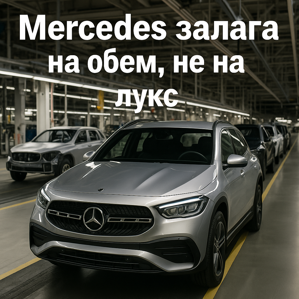 Mercedes премахва думата „лукс“ и залага на масовото производство