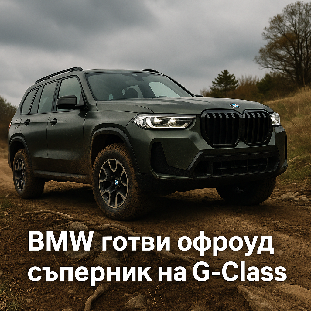 BMW подготвя собствен конкурент на Mercedes-Benz G-Class