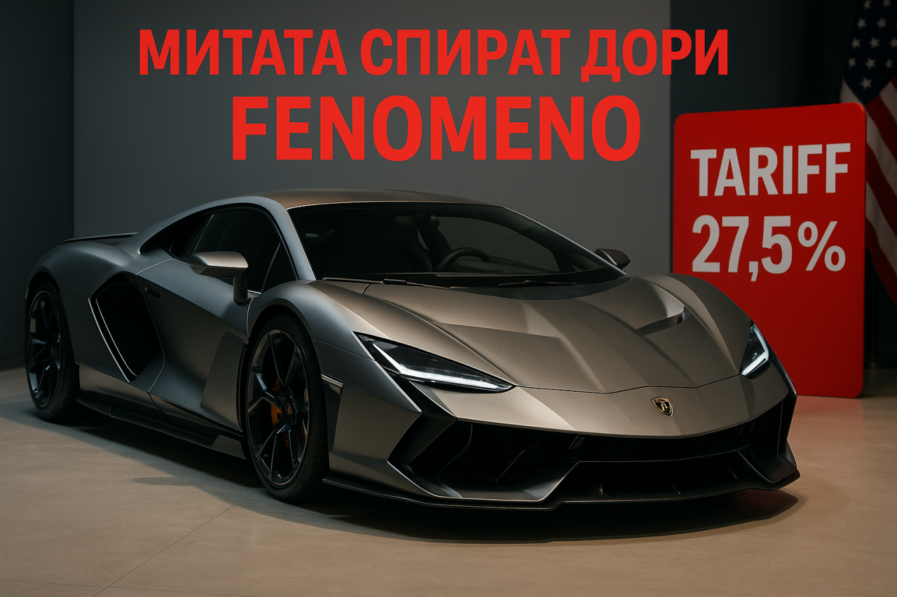 Дори милионерите се колебаят, когато тарифите оскъпяват Lamborghini