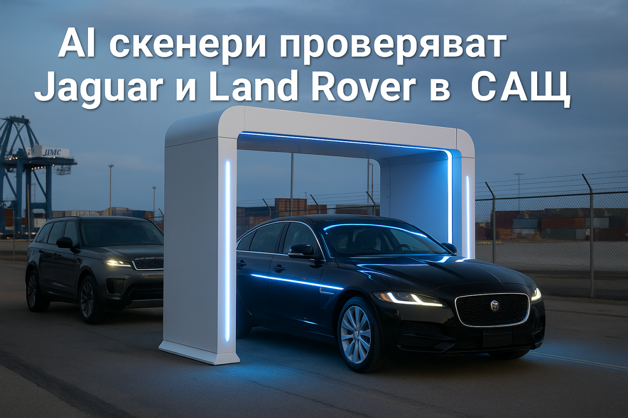 Jaguar Land Rover внедрява AI скенери за откриване на щети в САЩ