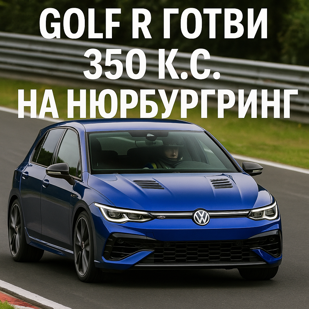 VW подгрява Golf R с още по-агресивна версия