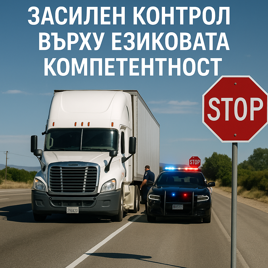 Хиляди шофьори на камиони спрени заради английски език в САЩ