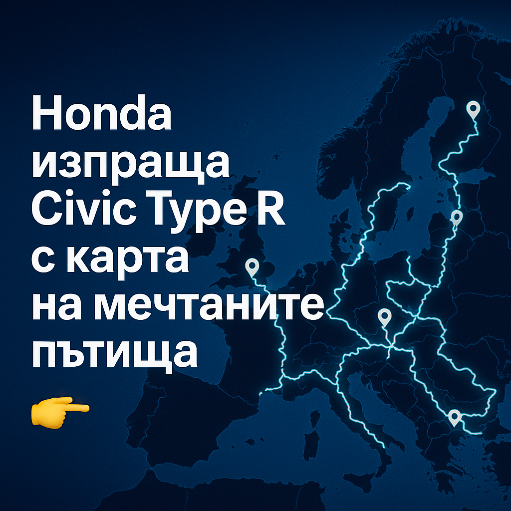 Honda представя интерактивна карта с 127 живописни пътя в Европа