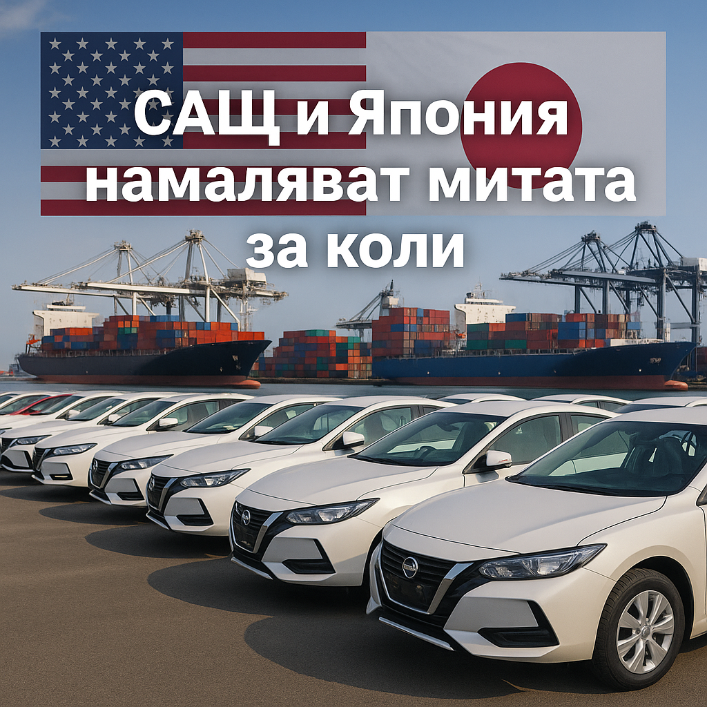 САЩ и Япония намаляват митата за автомобили срещу повече земеделски внос