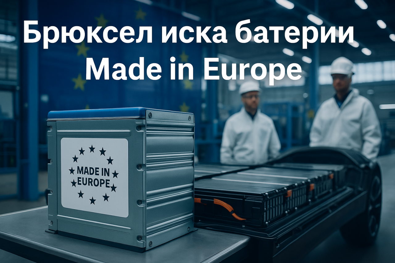 Батерии за електромобили: Брюксел настоява за „Made in Europe“