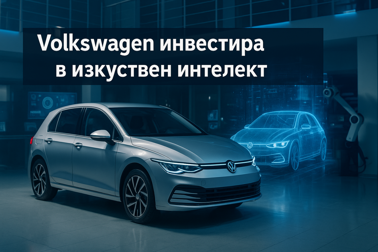 Volkswagen залага на изкуствения интелект, за да спести милиарди до 2035 г.