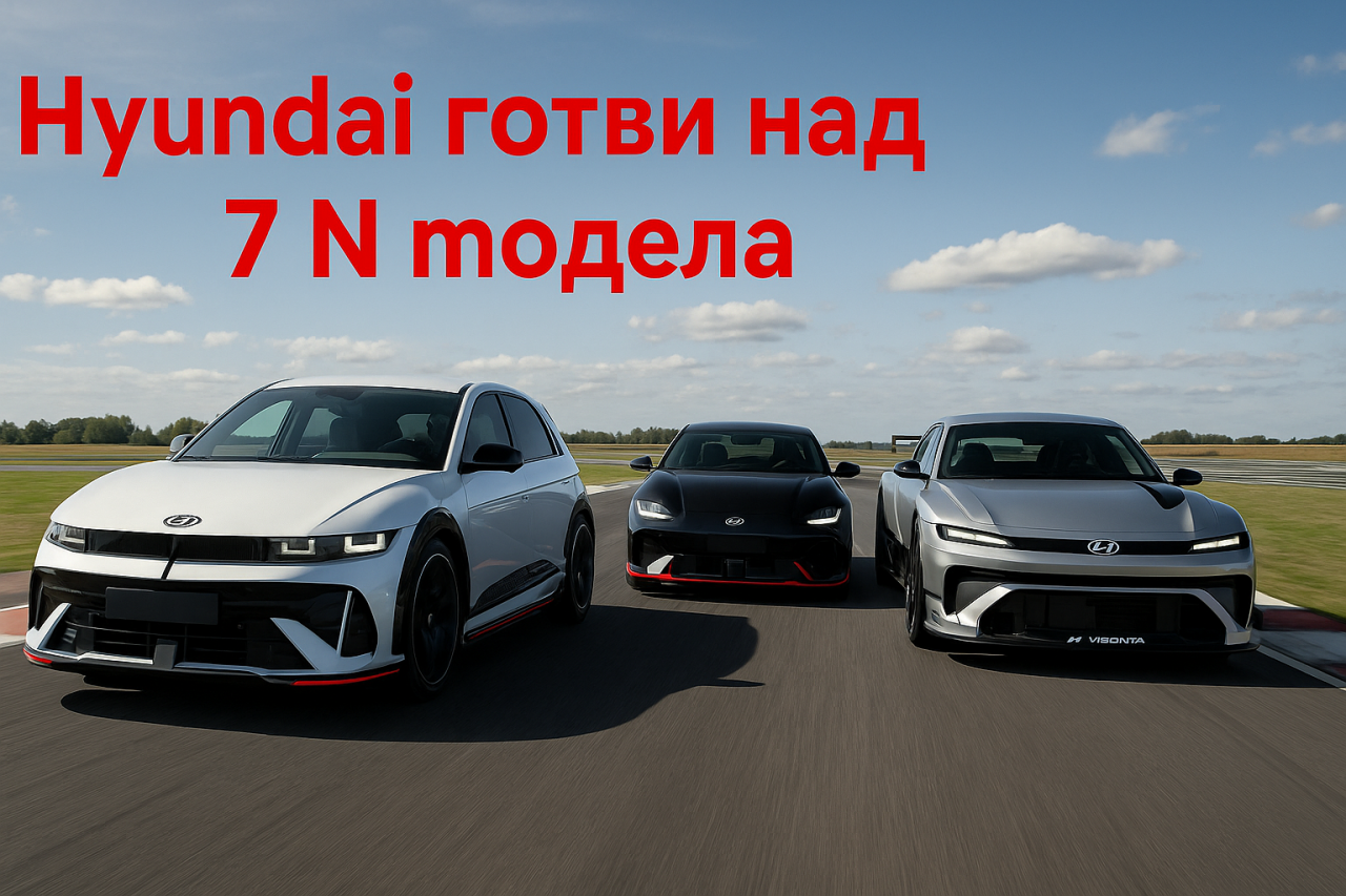 Hyundai подготвя още N високопроизводителни модели до 2030 г.