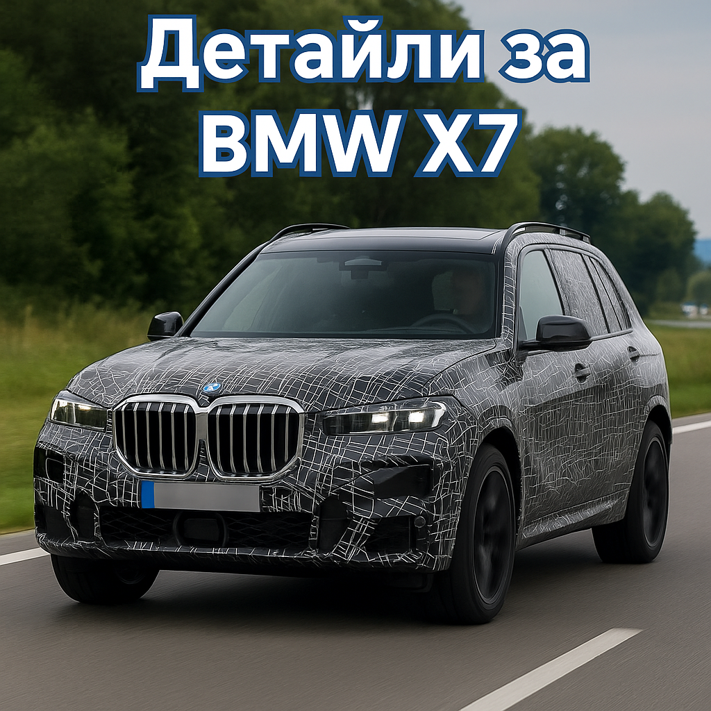 Новото BMW X7 2026 засечено в Мюнхен