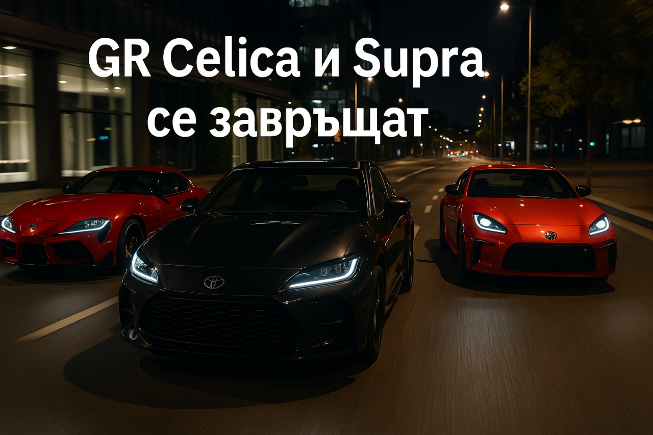 Toyota разкрива как ще разграничи новите GR Celica и GR Supra