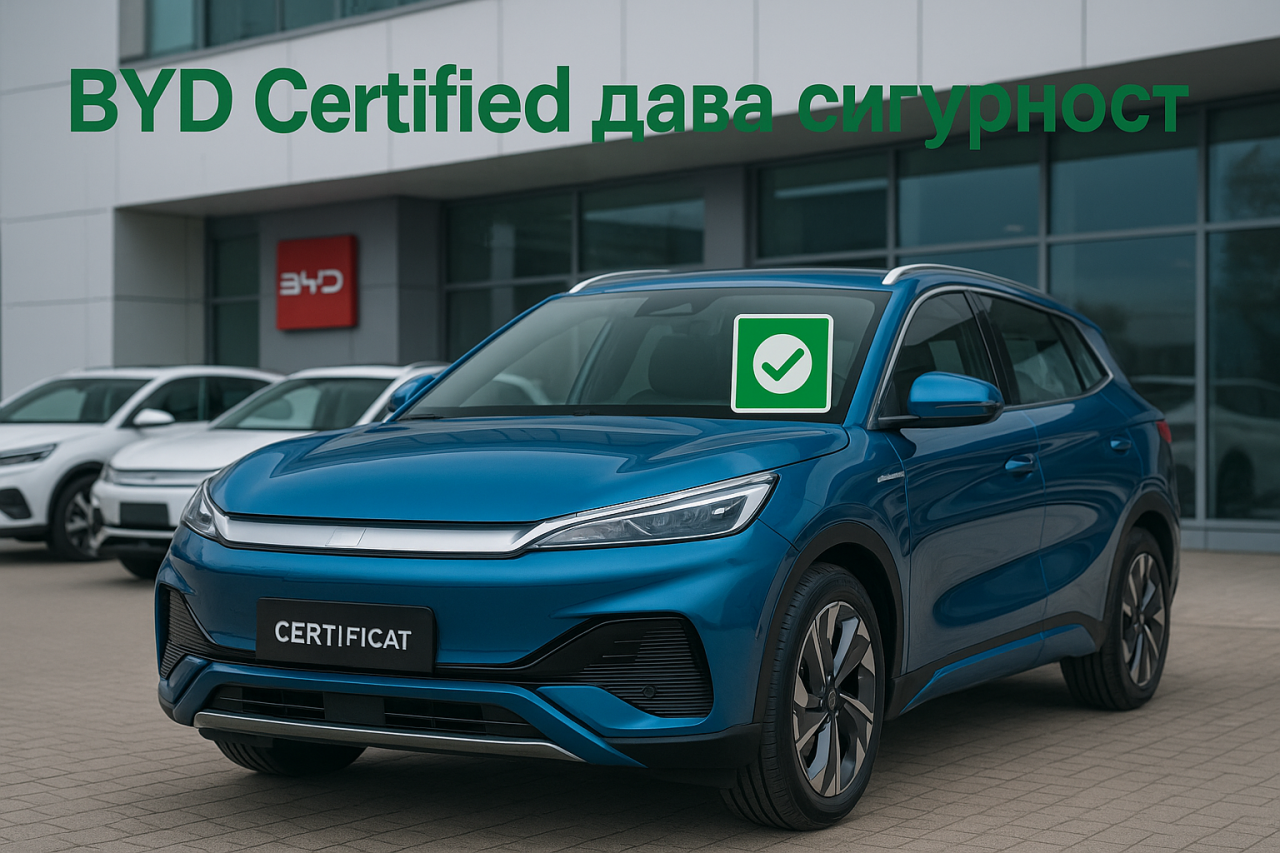 BYD Certified: как работи програмата за употребявани електромобили