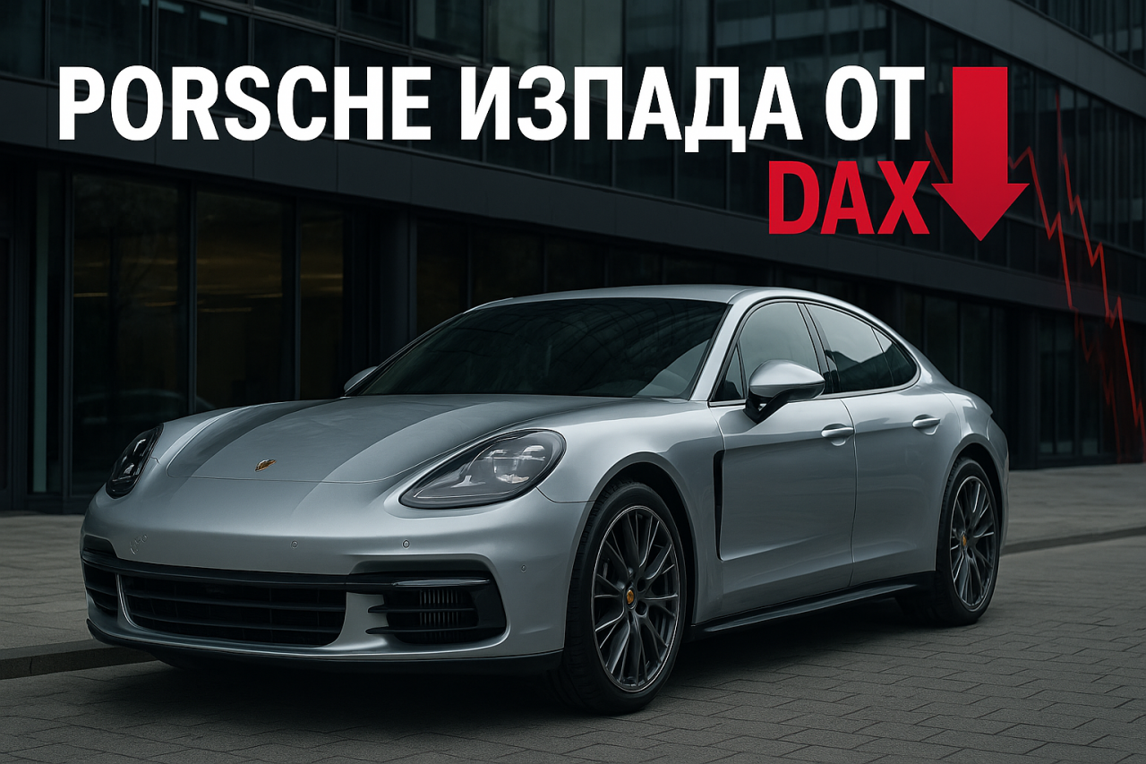 Porsche изпада от германския индекс DAX