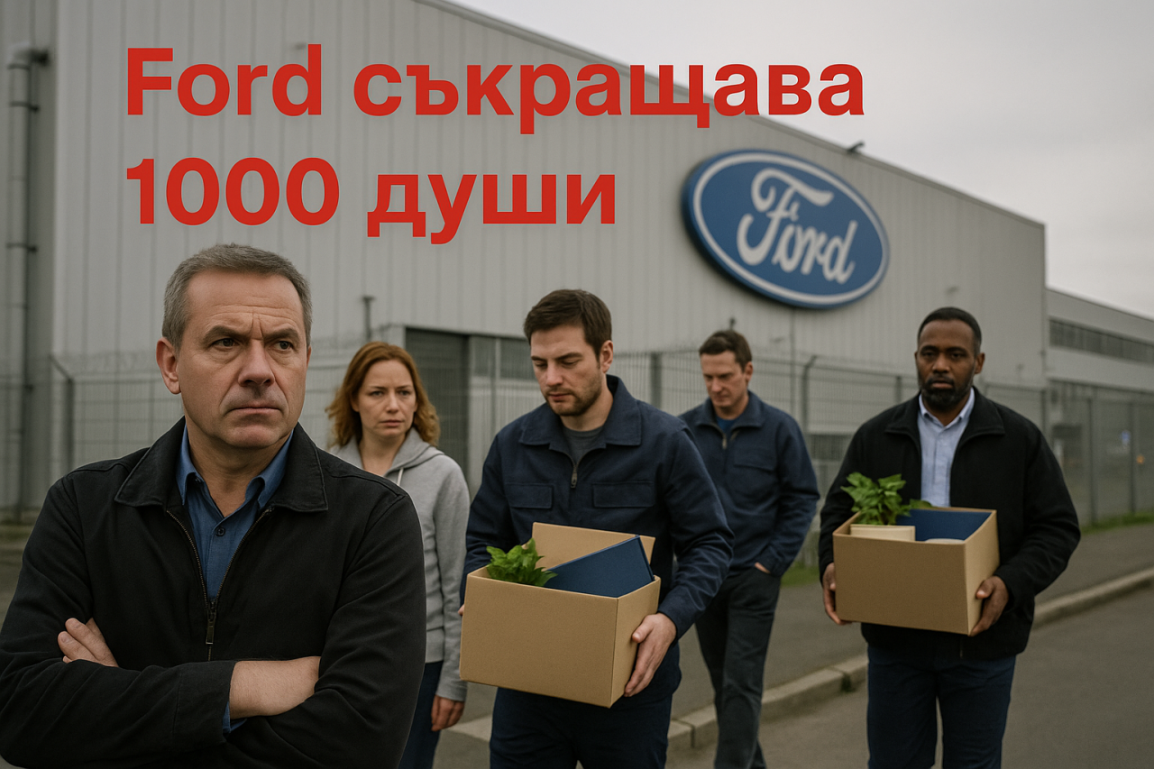 Ford съкращава до 1 000 работни места в Кьолн заради слабо търсене на електромобили
